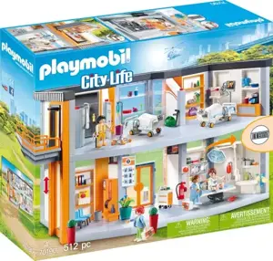 Playmobil 70190 - City Life Large Hospital With Furnishings