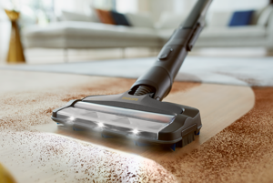 Philips 8000 Series Aqua Plus XC8349/01 Cordless Vacuum, Stick vacuum, Bagless, Black, 0.6 L, 18.3 l/s, Dry&wet