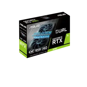 Vaizdo plokštė ASUS GeForce RTX 3060 12 GB, GDDR6, 192 bitai, 90YV0GB2-M0NA10