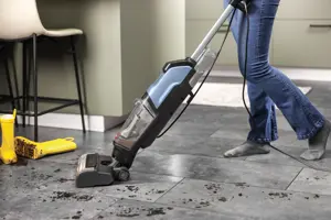 Bissell Vacuum Cleaner | CrossWave EdgeFind Select All-in-one Multi-surface | Corded operating | Washing function | 290-340 W | Black/Lake Blue/Silver