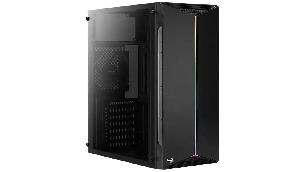 AEROCOOL AEROPGSSPLIT-A-BKRGB Kompiuterio korpusas ATX Aerocool SPLIT RGB USB 3.0 - RGB STRIP 1x120mm ventiliatorius