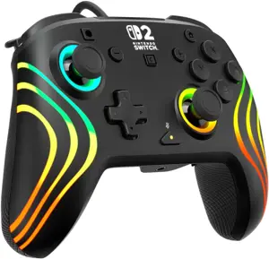 Turtle Beach wired controller Afterglow Wave Nintendo Switch 2, black