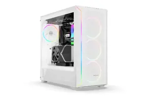 Būkite tylūs! Shadow Base 800 FX White, Midi Tower, Kompiuteris, Balta, ATX, EATX, micro ATX, Mini-ITX, Akrilonitrilo butadieno stirenas (ABS), Plienas, Grūdintas stiklas, Multi