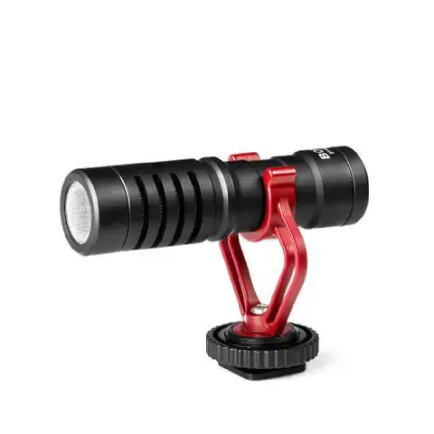 Mikrofonas BOYA galima prijungti prie išmaniojo telefono / DSLR / PC, juodas / BY-MM1 / BOYA10035