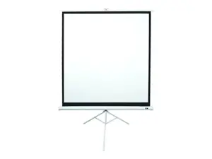 "Elite Screens" ekranų trikojo serijos T99NWS1 įstrižainė 99 ", 1:1, matomas ekrano plotis (W) 178 cm, baltos spalvos