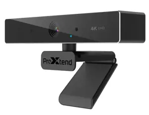 "ProXtend X701" 4K interneto kamera, 8 MP, 3840 x 2160 taškų, 30 kadrų per sekundę, YUY2, MJPG, 100 - ∞, automatinė / rankinė