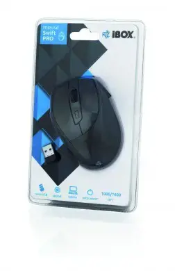 IBOX IMOS604 I-BOX OPTINĖ BELAIDĖ PELĖ SWIFT PRO, PILKA