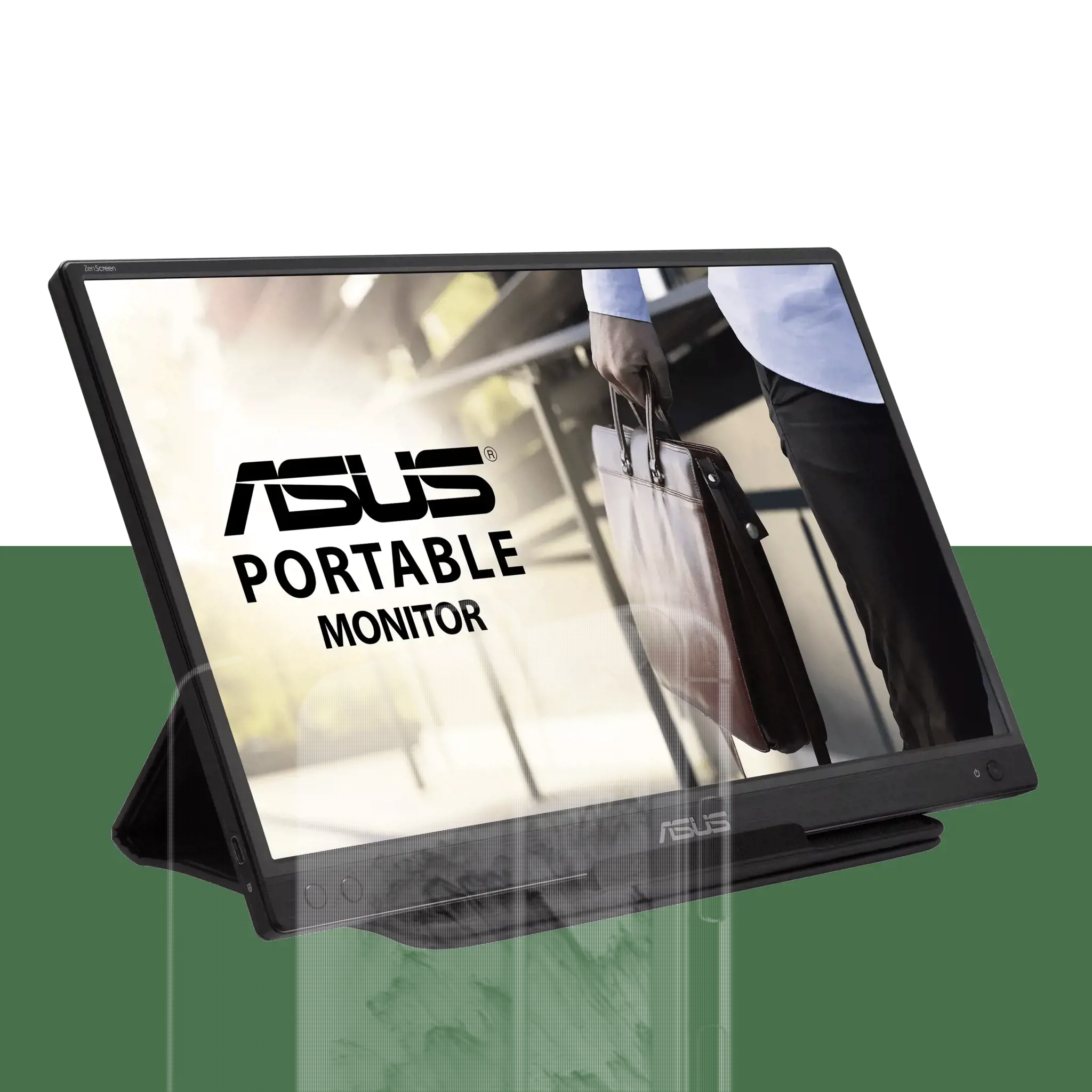 Monitorius ASUS ZenScreen MB166C 15.6inch IPS FHD 1920x1080 Portable Monitor Flicker free USB Type-C Low Blue Light TUV certified