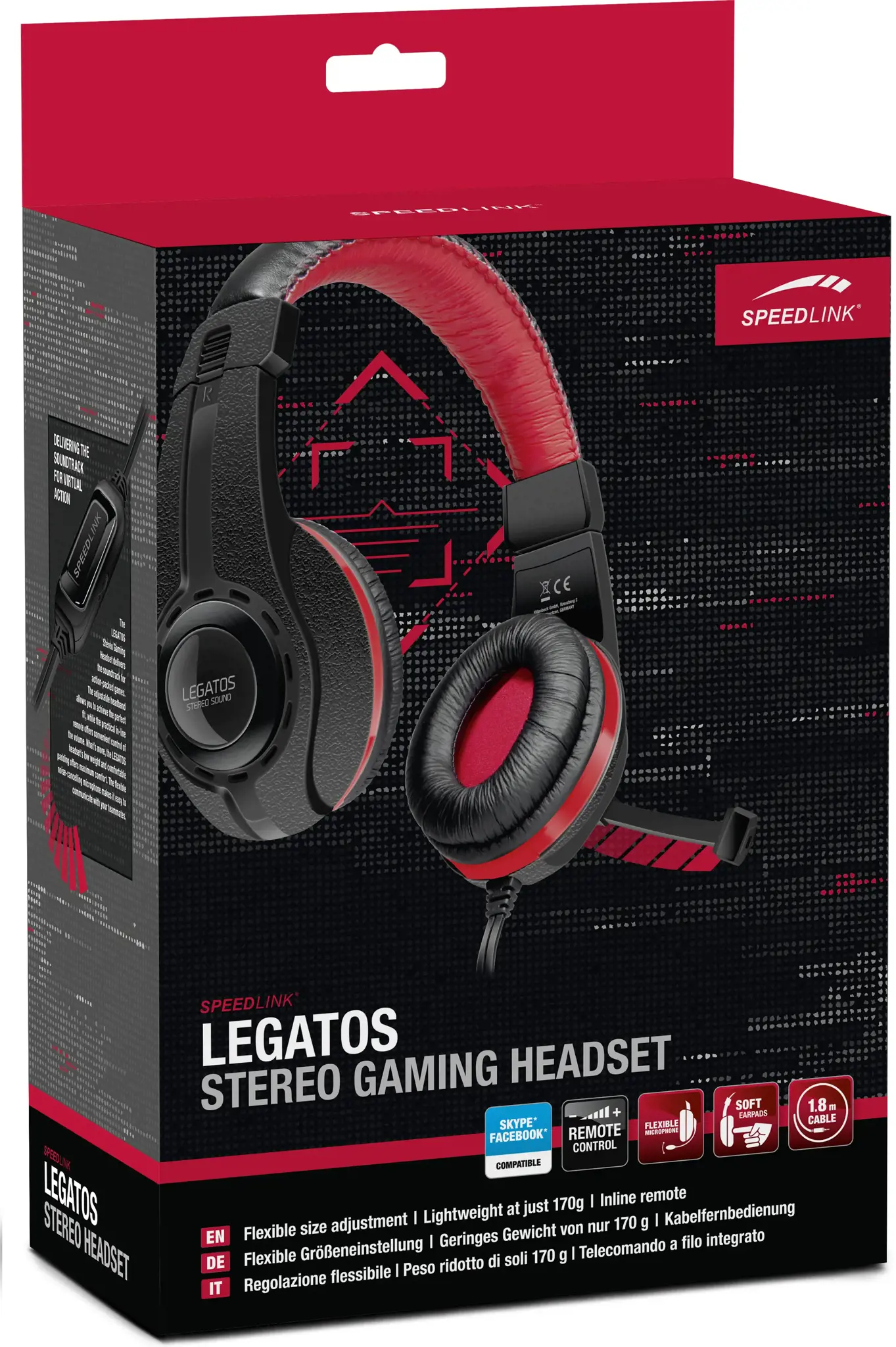 "Speedlink" ausinės Legatos (SL-860000-BK)