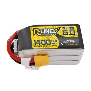 "Tattu R-Line 5.0" 1400mAh 22,2V 150C 6S1P XT60 baterija
