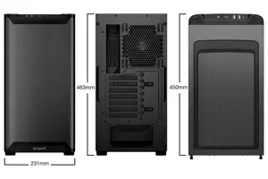 Case BE QUIET PURE BASE 501 MidiTower Not included ATX MicroATX MiniITX Colour Black BGW74