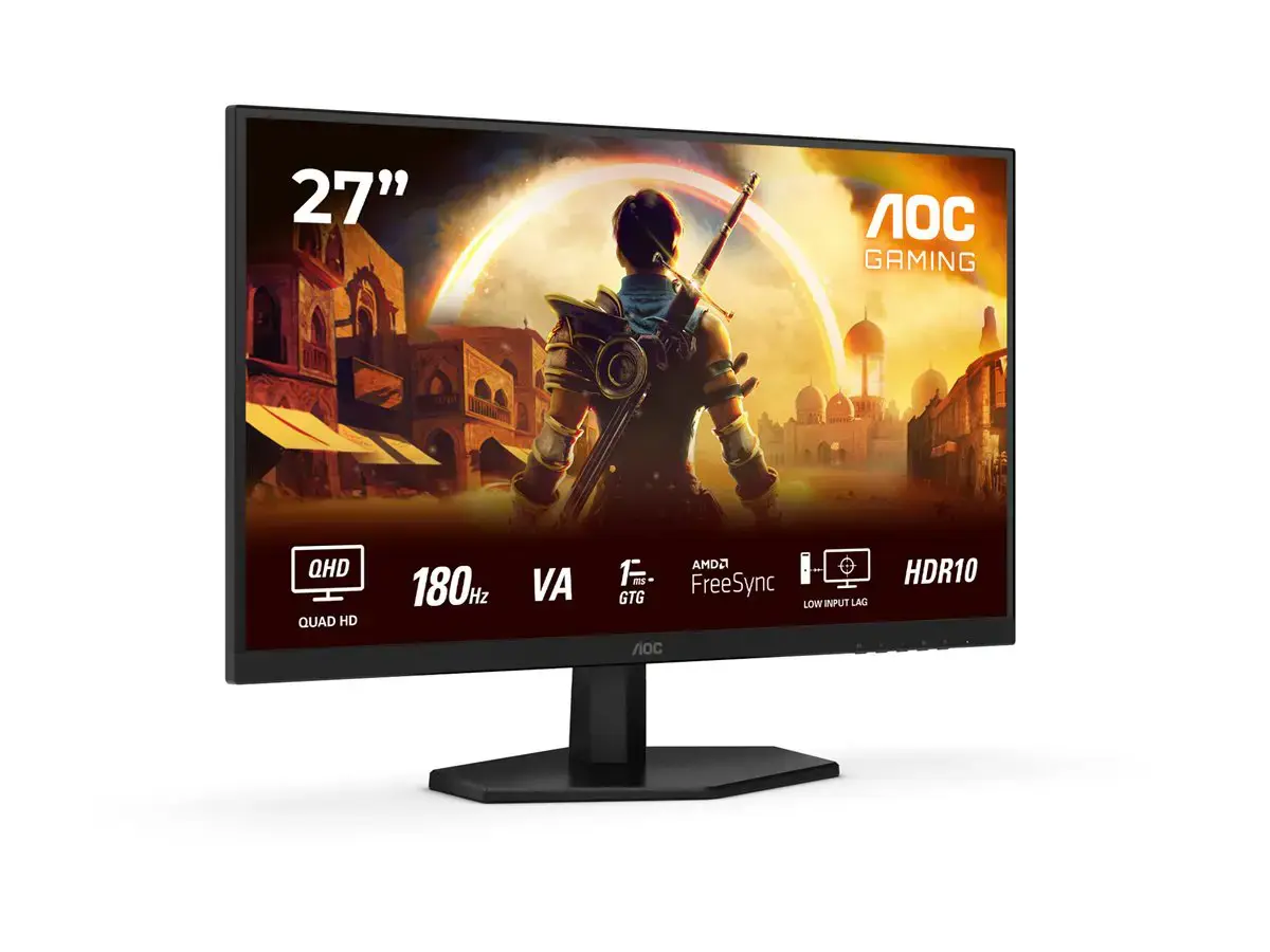 AOC | Q27G42XNE | 27 " | VA | QHD | 16:9 | 180 Hz | 1 ms | 2560 x 1440 pixels | 300 cd/m² | HDMI ports quantity 2 | Black