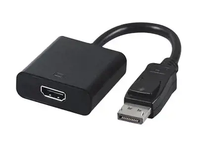 GEMBIRD A-DPM-HDMIF-002 Gembird Displayport vyriškos ir HDMI moteriškos lyties adapteris, 10 cm, juodas