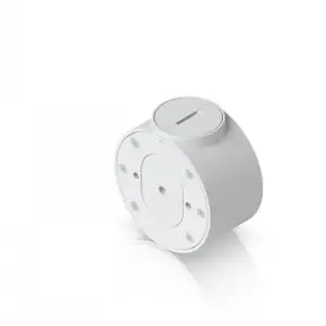 UBIQUITI CAMERA COMPACT JUNCTION BOX WHITE. TAMPER-RESISTANT JUNCTION BOX FOR COMPACT UNIFI DOME AND TURRET CAMERAS THAT ENHANCES MOUNTING DURABILITY, AESTHETICS, AND EASE OF MAINTENANCE