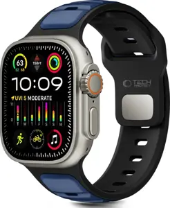 Tech-Protect watch strap IconBand Line Apple Watch 44/45/46/49mm, black/navy