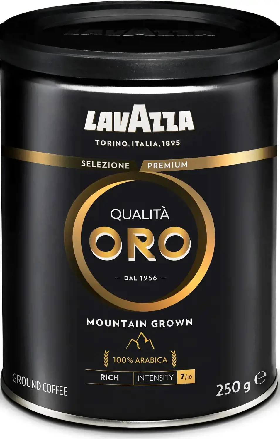 Malta kava LAVAZZA Qualita Oro Mountain grown, 250 g, metalinėje dėžutėje