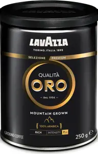 Malta kava LAVAZZA Qualita Oro Mountain grown, 250 g, metalinėje dėžutėje