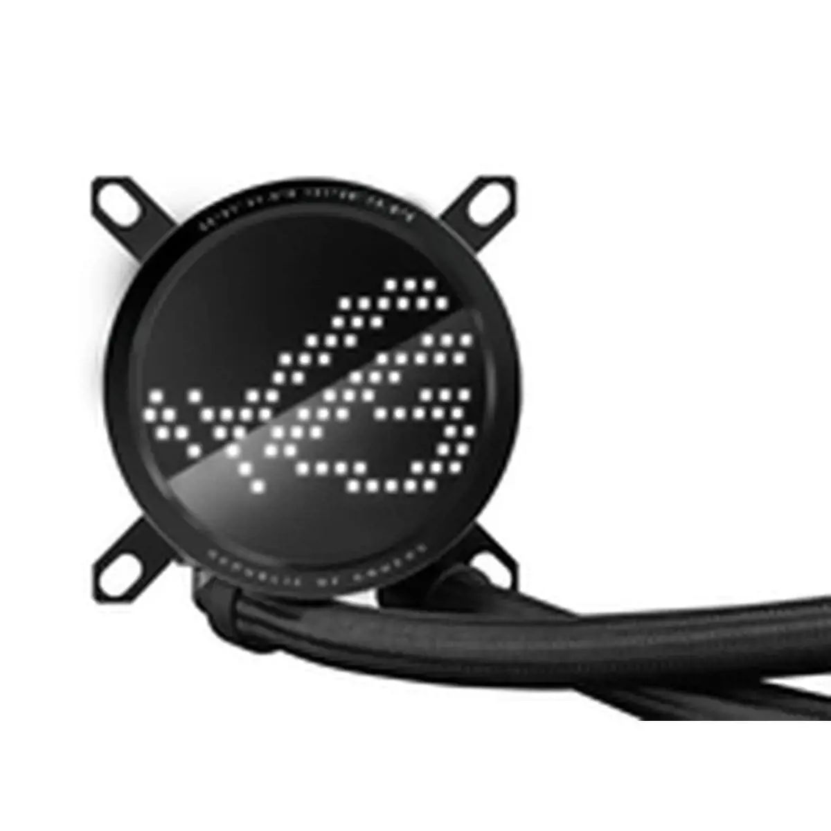ASUS ROG "Ryuo III 240 ARGB", skysto aušinimo rinkinys, 12 cm, 2200 aps/min, 36,45 dB, 70,07 cfm, juodas