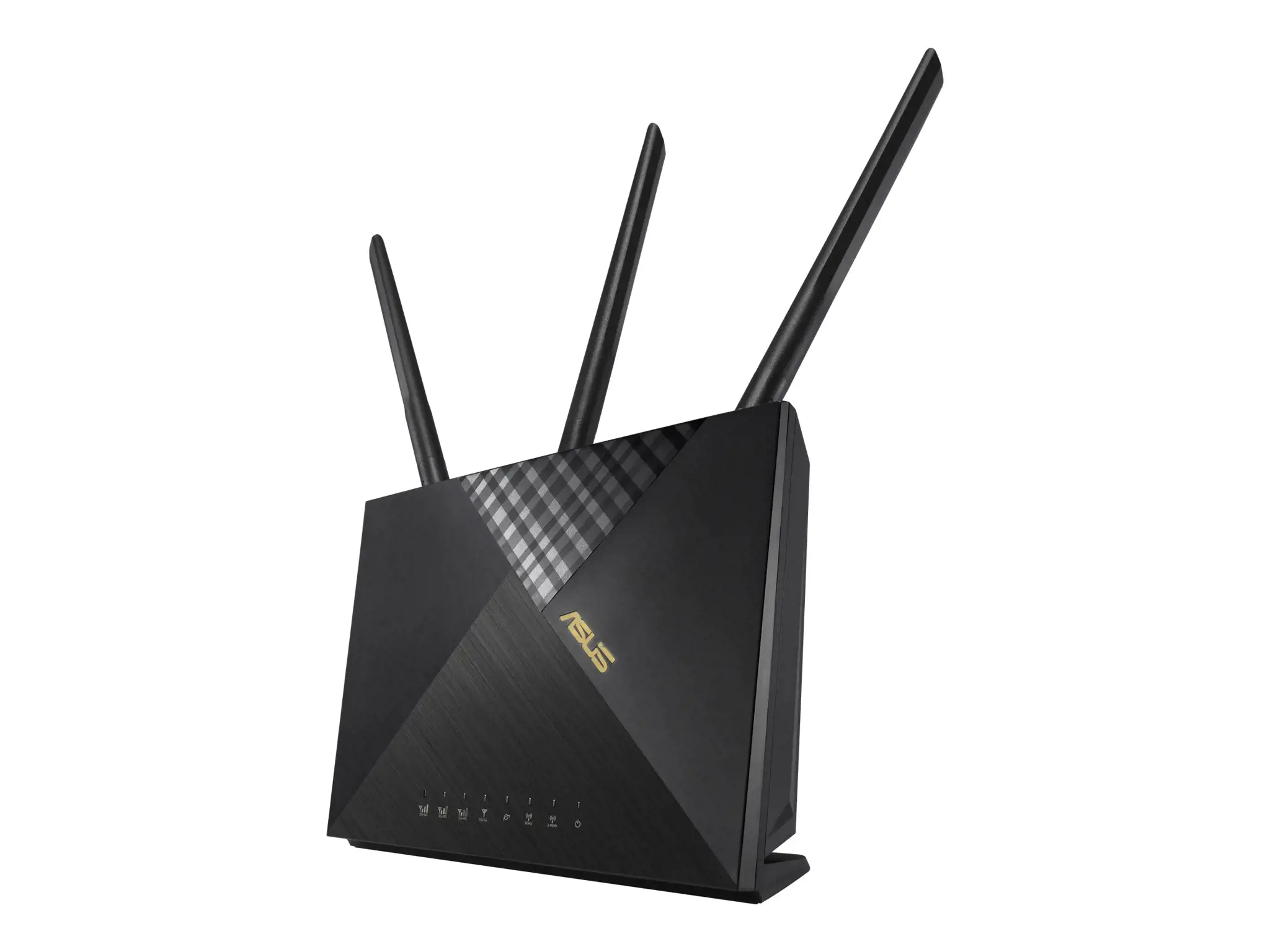ASUS 4G-AX56, "Wi-Fi 6" (802.11ax), dviejų dažnių (2,4 GHz / 5 GHz), Ethernet LAN, 3G, juodas, stalinis maršrutizatorius
