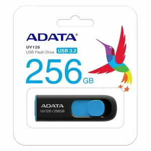 ATMINTIES KAUPIKLIS FLASH USB3 256GB/BLK/BLUE AUV128-256G-RBE ADATA