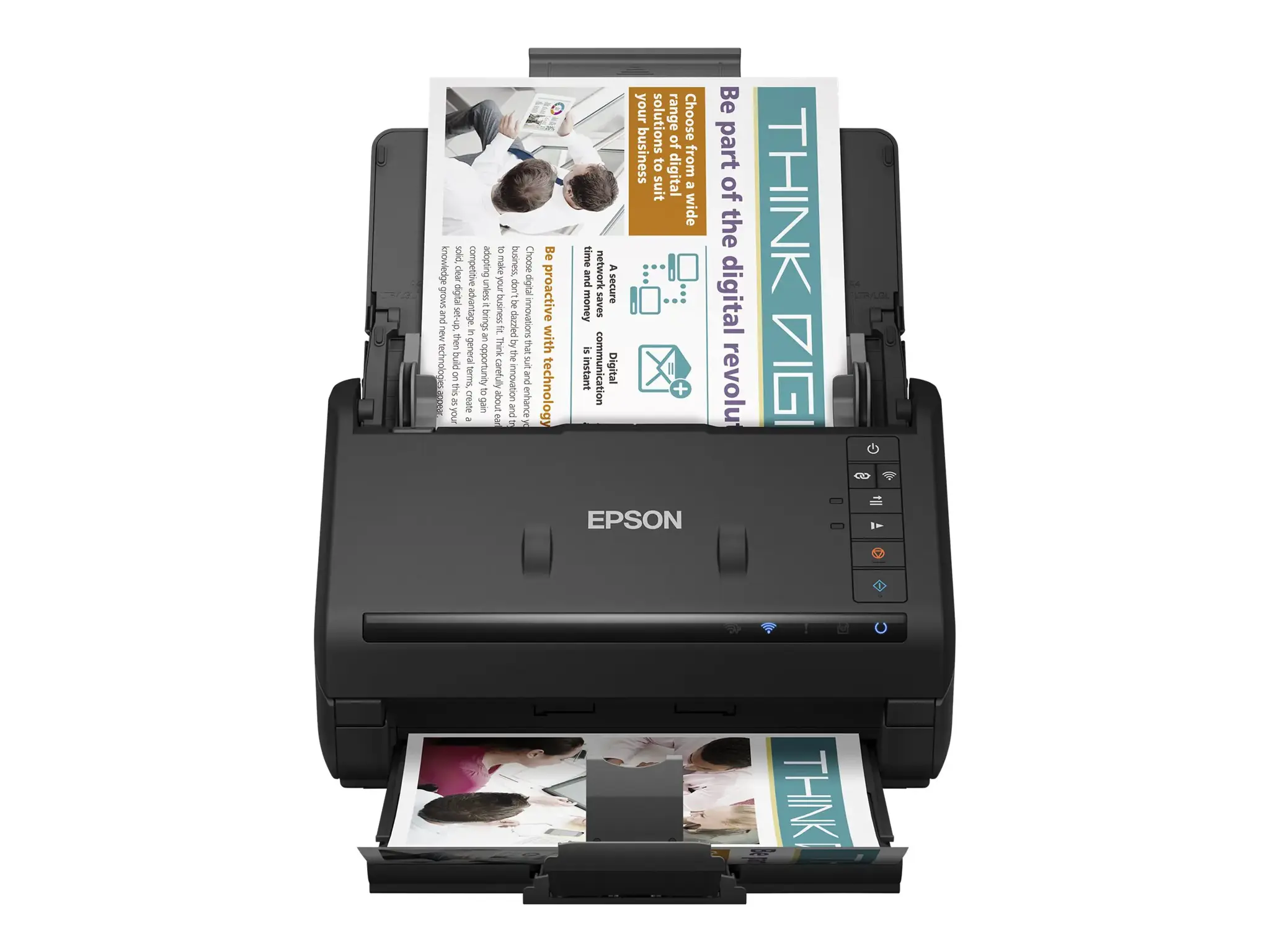 "Epson WorkForce ES-500WII", 215,9 x 6069 mm, 600 x 600 DPI, 30 bitų, 24 bitų, 35 psl.