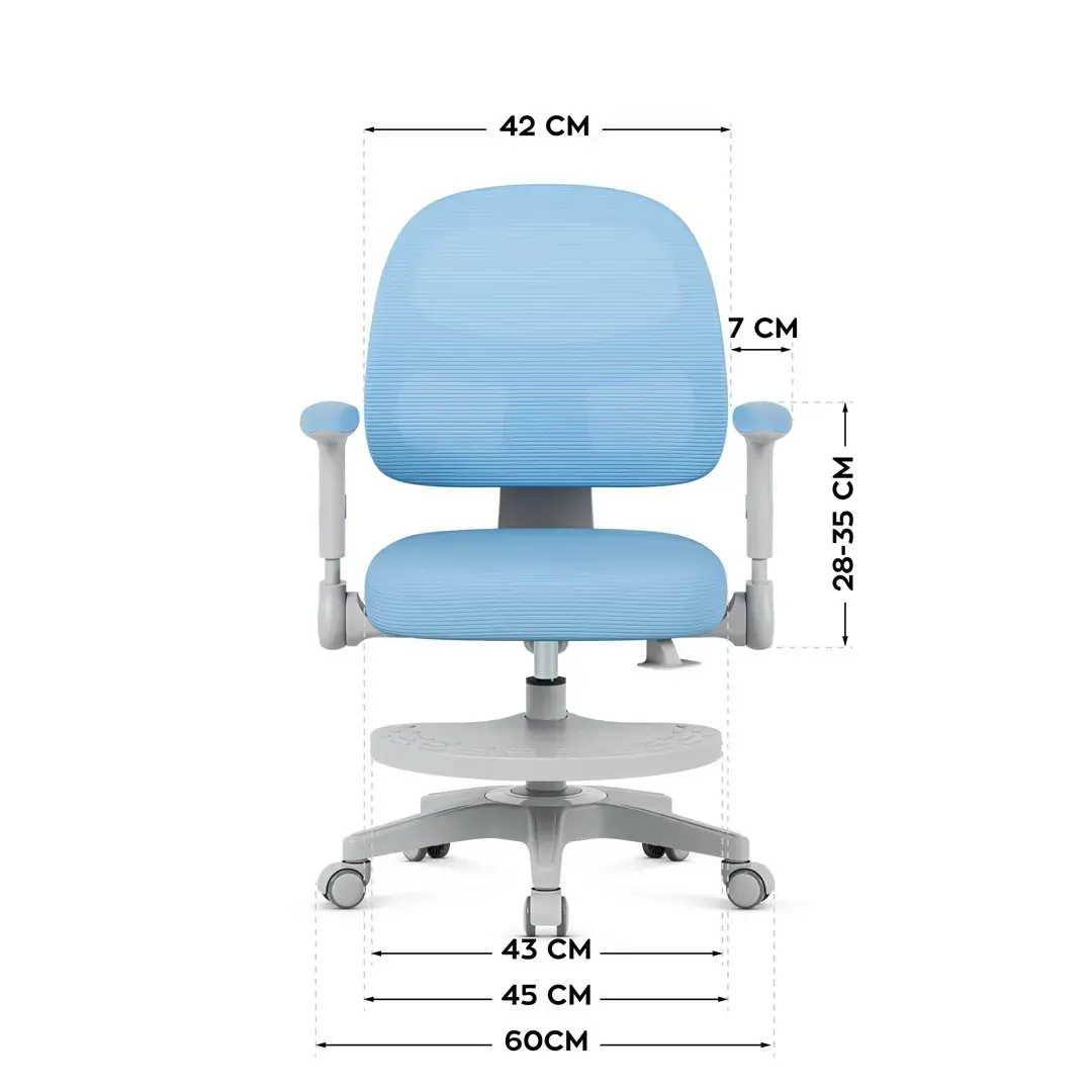 Junior 5.0 Blue swivel chair