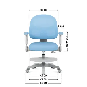 Junior 5.0 Blue swivel chair