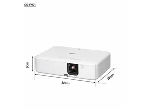 EPSON CO-FH01 "Full HD" projektorius 350:1 3000 liumenų