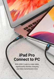 "Vention" USB 2.0 vyriškos ir USB-C moteriškos lyties adapteris Juodas PVC tipas, USB A, USB C, juodas