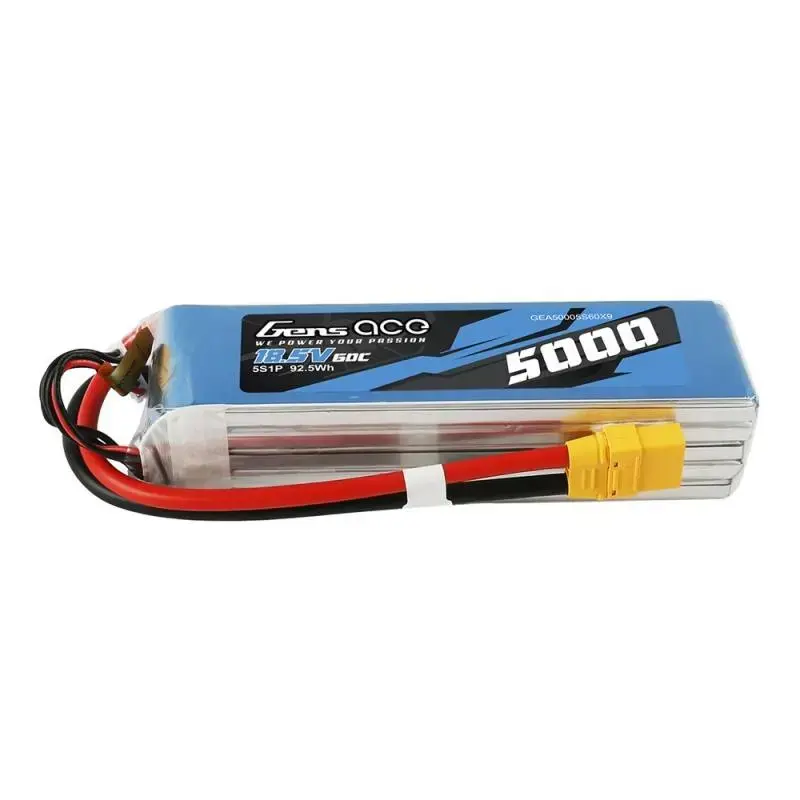 Akumuliatorius LiPo Gens Ace Bashing 5000mAh 18.5V 60C 5S1P - XT90