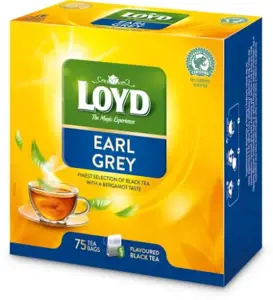 Aromatizuota juodoji arbata LOYD Earl Grey, 75 x 1.7g