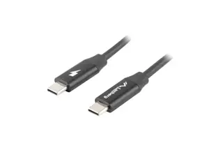 LANBERG USB-C M/M 2.0 kabelis 1,8 m Quick Charge 4.0 juodas