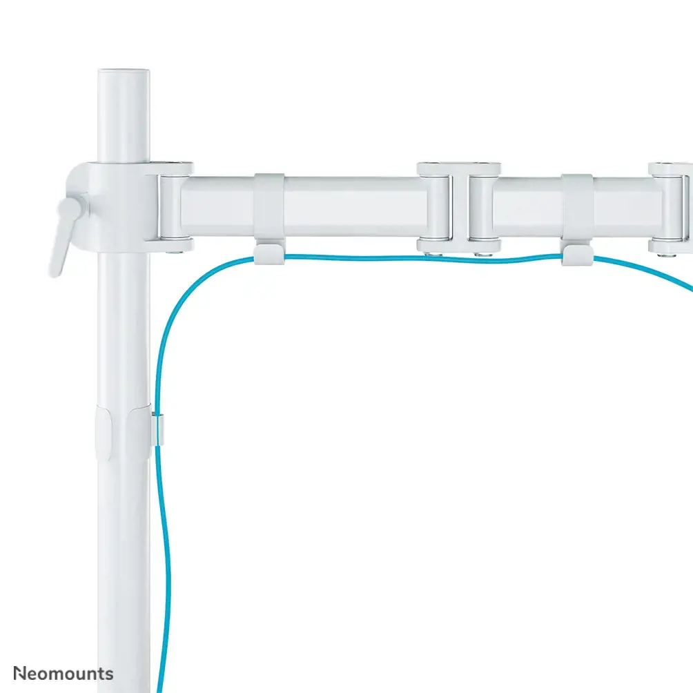 "Neomounts by Newstar" Pasirinkite "Neomounts" monitoriaus laikiklį ant stalo, tvirtinimo/prisukimo, 8 kg, 25,4 cm (10"), 76,2 cm (30"), 100 x 100 mm, baltas