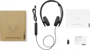 Lenovo 4XD1M45626, Wired, 20 - 20000 Hz, 137 g, Headset, Black
