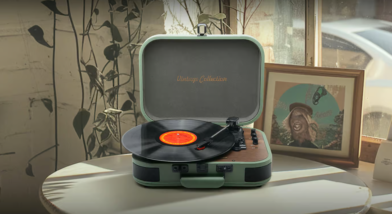 Muse Stereo Turntable | MT-207 PGR | Bluetooth Out | USB port | AUX in
