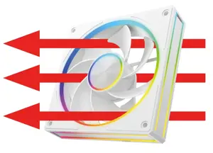 MODECOM VOLCANO LOOP 120 ARGB Reverse Fan White
