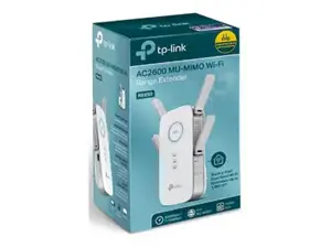 TP-Link AC2600 Wi-Fi diapazono ilgintuvas, tinklo kartotuvas, 1733 Mbit/s, 10,100,1000 Mbit/s, Windows 10 Education, Windows 10 Education x64, Windows 10 Enterprise, Windows 10 Enterprise x64,..., išorinis, 10/100/1000Base-T(X)