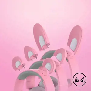 "Razer" laidinės, per ausis, kvarco, žaidimų ausinės, "Kraken V2 Pro", "Kitty Edition