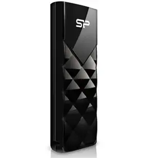 "Silicon Power Ultima U03", 32 GB, USB Type-A, 2.0, skaidrių, 13 g, juoda