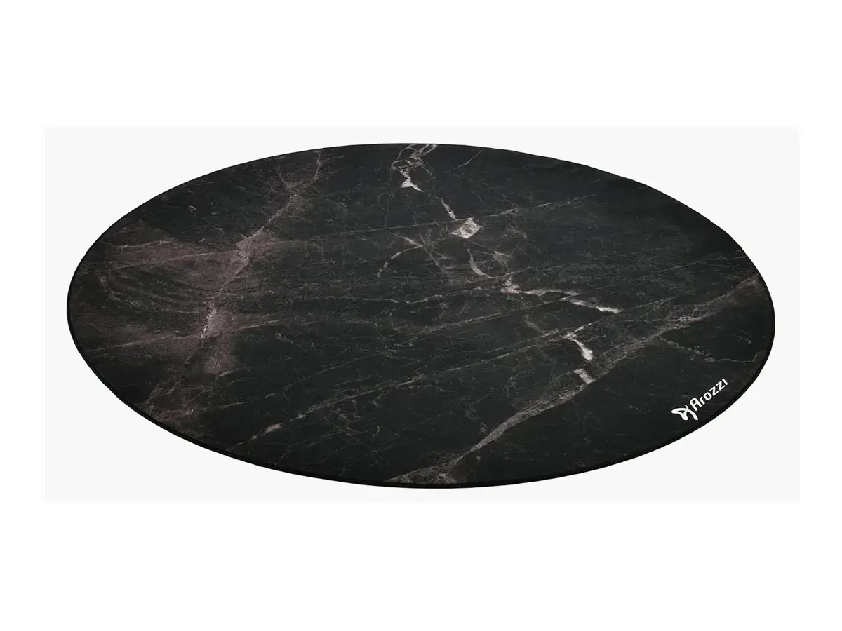 Arozzi Zona Round Floor Pad | Black Marble