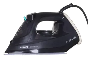Philips 3000 series DST3041/80, Steam iron, Ceramic soleplate, 1.9 m, 200 g/min, Black, 40 g/min