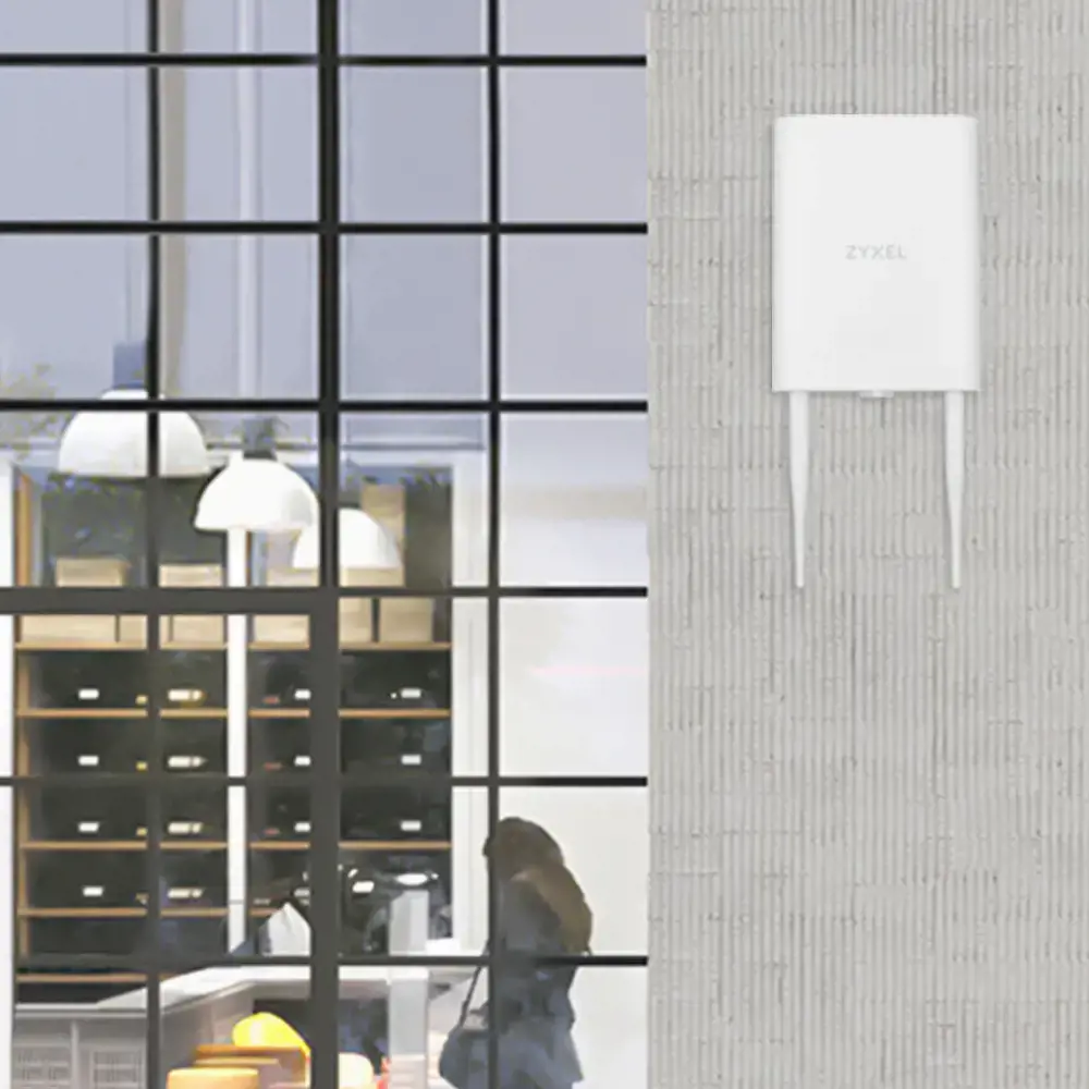 Zyxel NWA55AXE, 1775 Mbps, 575 Mbps, 1200 Mbps, 10,100,1000 Mbps, IEEE 802.11a, IEEE 802.11ac, IEEE 802.11ax, IEEE 802.11b, IEEE 802.11g, IEEE 802.11n, IEEE 802.3at, 80 MHz