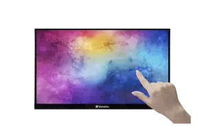 VERBATIM PMT-14 Nešiojamasis jutiklinio ekrano monitorius 14 colių Full HD 1080p Metalinis korpusas