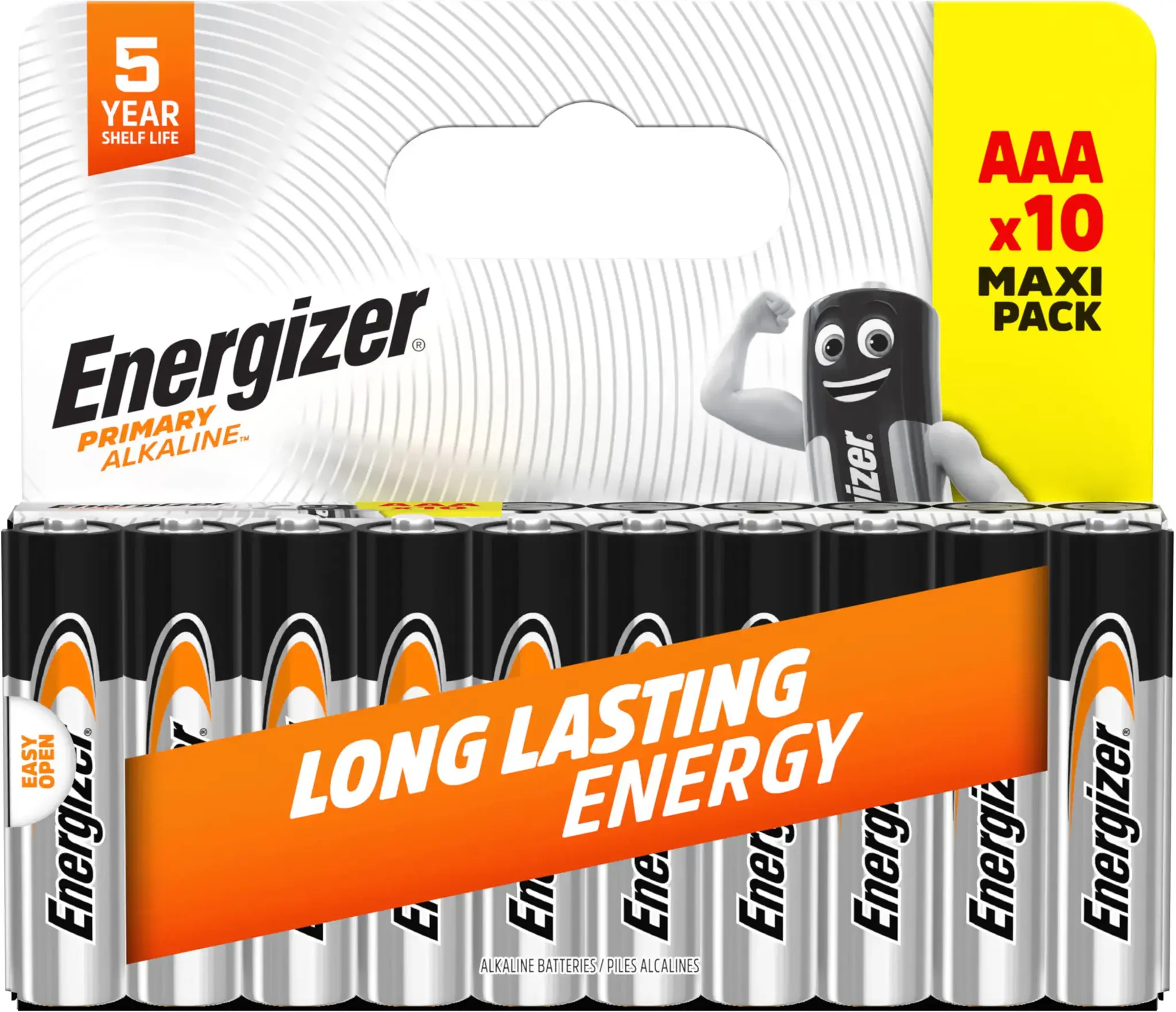 Energizer battery Primary Alkaline AAA/LR03 DHP10