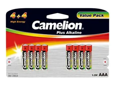 Camelion AAA/LR03, Plus Alkaline, 8 vnt.