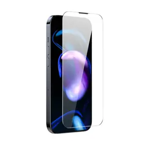 "Baseus Crystal" grūdintas stiklas, atsparus dulkėms 0,3 mm, skirtas "iPhone 14 Pro Max" (2 vnt.)
