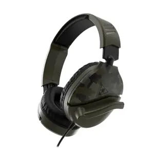 "Turtle Beach Recon 70 Green Camo" žaidimų ausinės - "Camo Green", laidinės, žaidimų, 20 - 20000 Hz, 485,3 g, ausinės, juodos, žalios