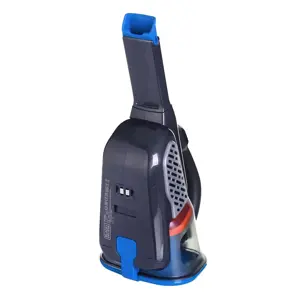 "Black &amp; Decker" BHHV520BF rankinis dulkių siurblys juodas, mėlynas, sidabrinis be maišelio