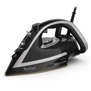 Tefal Puregliss FV8062E0, Dry & Steam iron, Durilium AirGlide Autoclean soleplate, 2 m, 270 g/min, Black, Grey, 50 g/min
