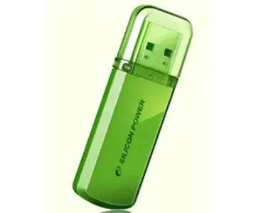 "Silicon Power" 8GB "Helios 101", 8 GB, USB Type-A, 2.0, dangtelis, 10 g, žalias